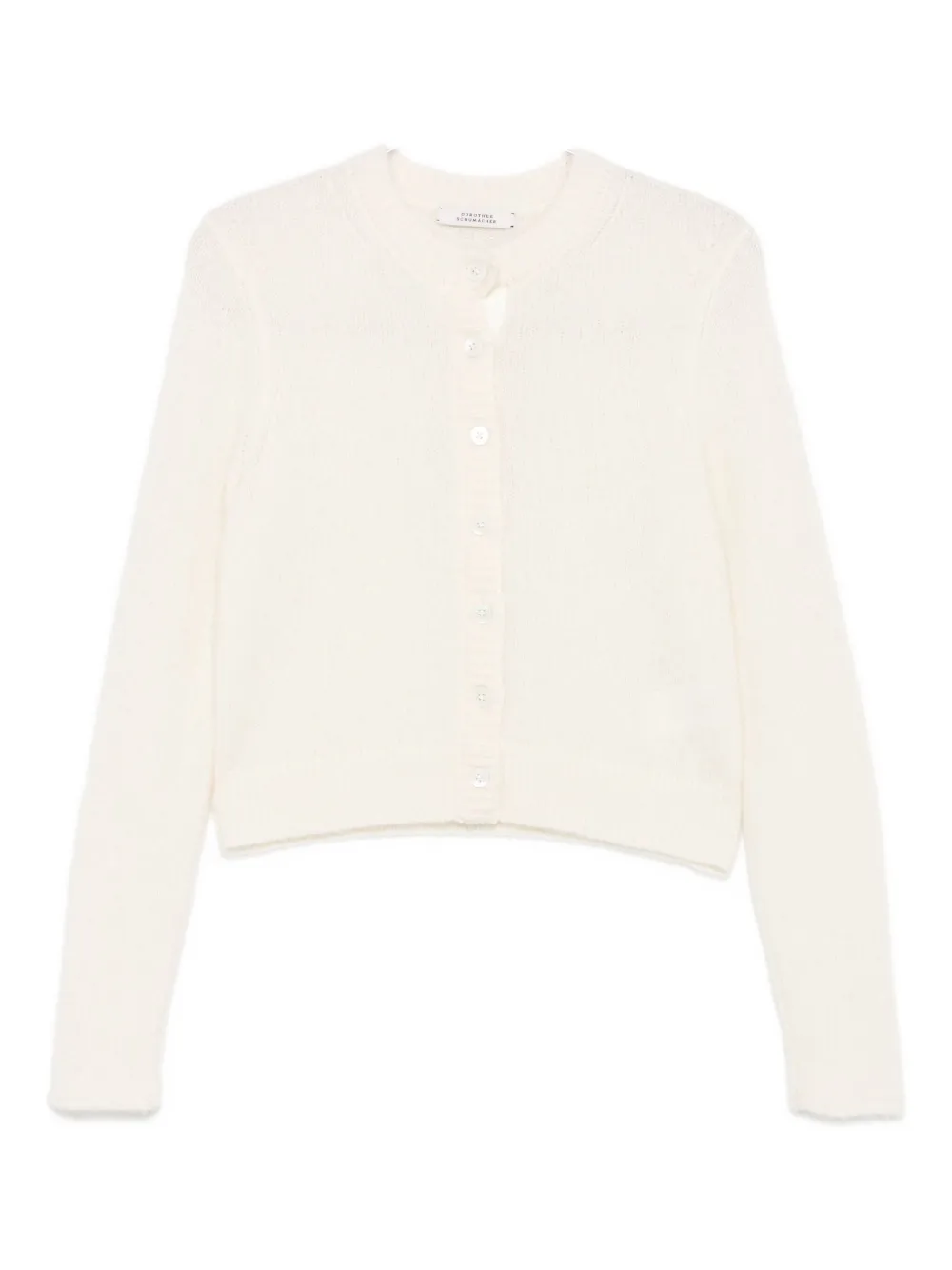 Dorothee Schumacher Button-front Cashmere Cardigan In White