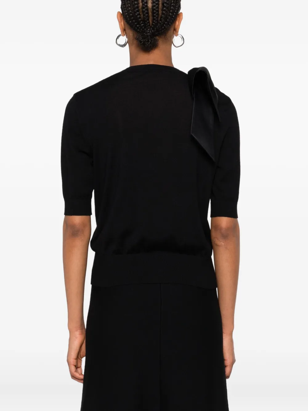 Dorothee Schumacher T-shirt met strikdetail Zwart
