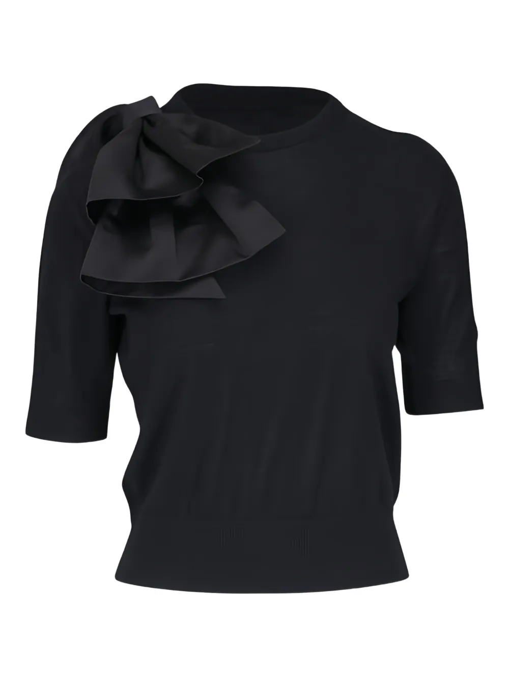 Dorothee Schumacher bow-detail T-shirt - Schwarz