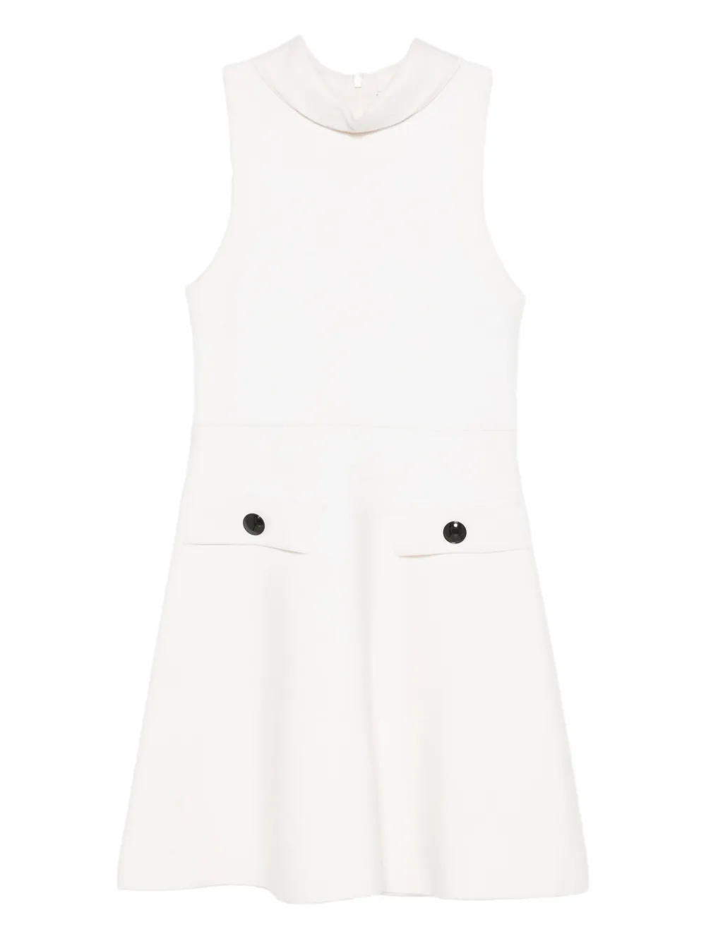 Dorothee Schumacher Sharp Ambition Wool-blend Minidress In White