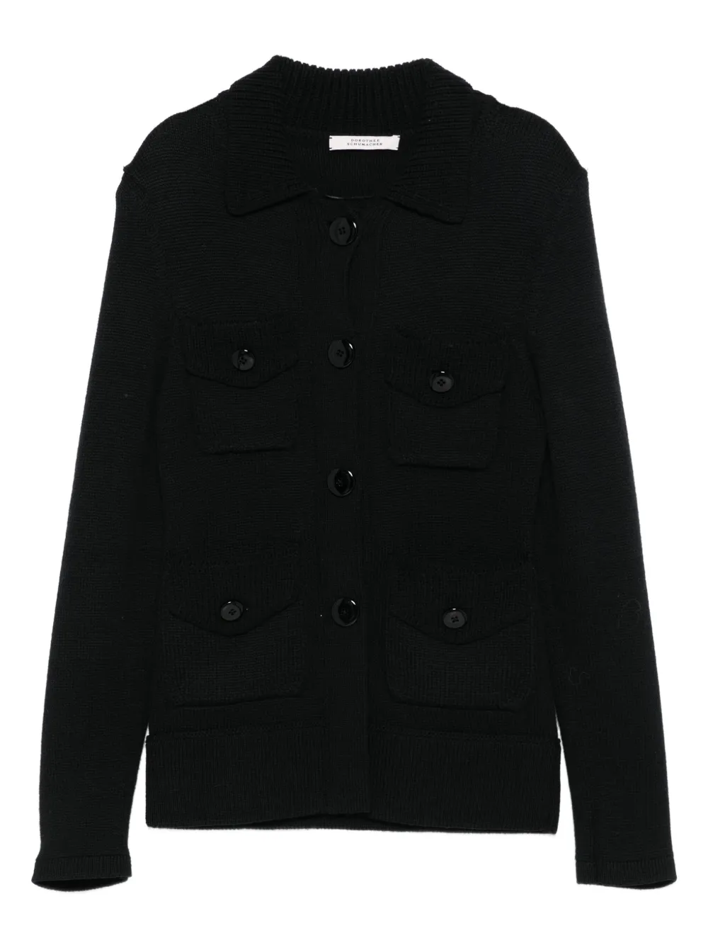 Dorothee Schumacher cotton cardigan | Black | Image 1