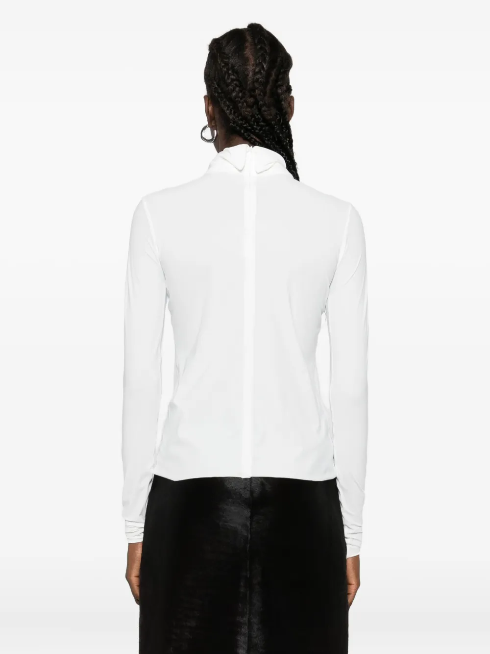 Dorothee Schumacher Top met col en lange mouwen Wit