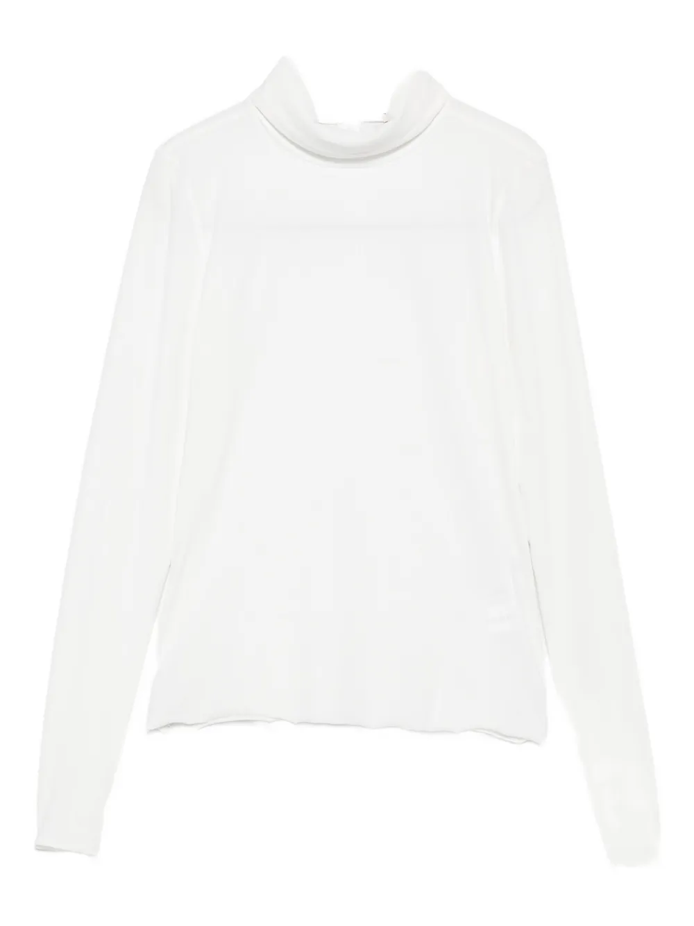 Dorothee Schumacher Turtleneck Long-sleeve Top In Gray