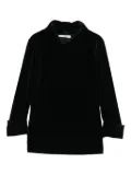 Dorothee Schumacher velvet turtleneck top - Black