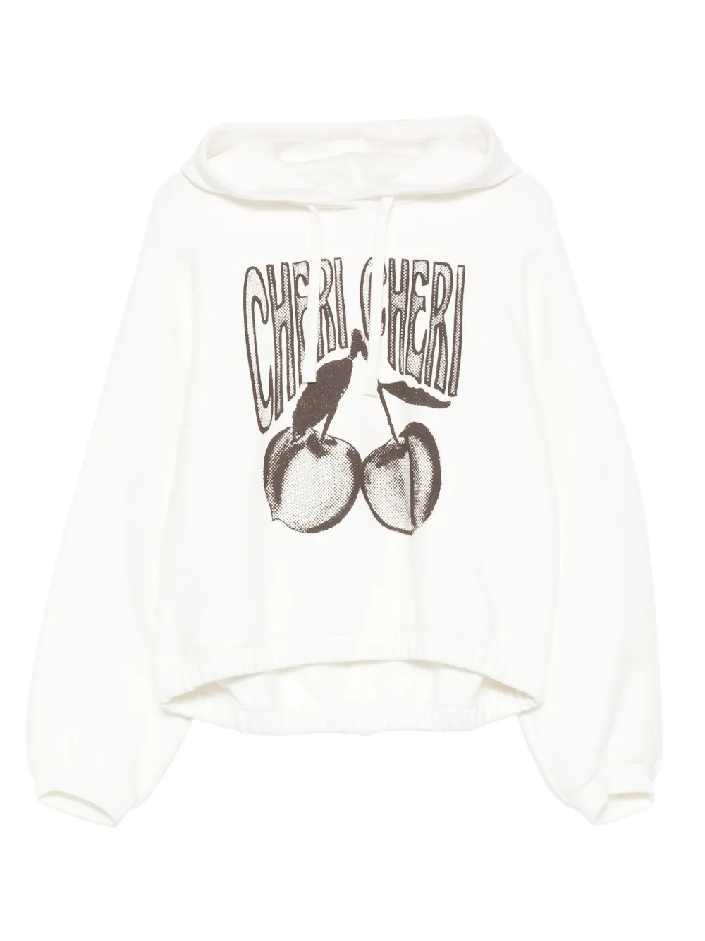 Dorothee Schumacher Cherry-print Hooded Top In White
