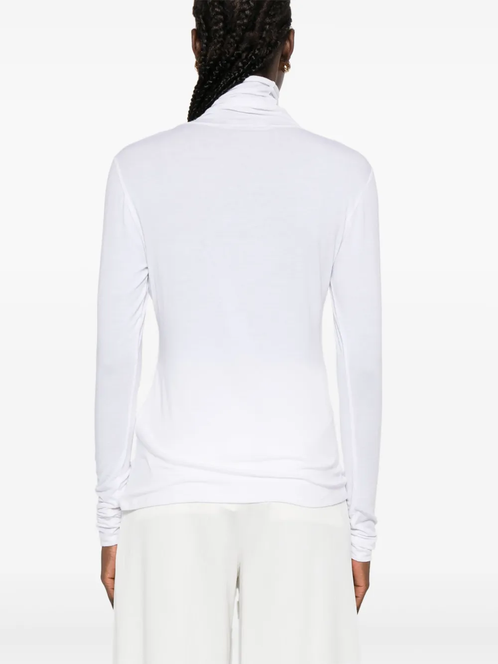 Dorothee Schumacher Top met col en lange mouwen Wit
