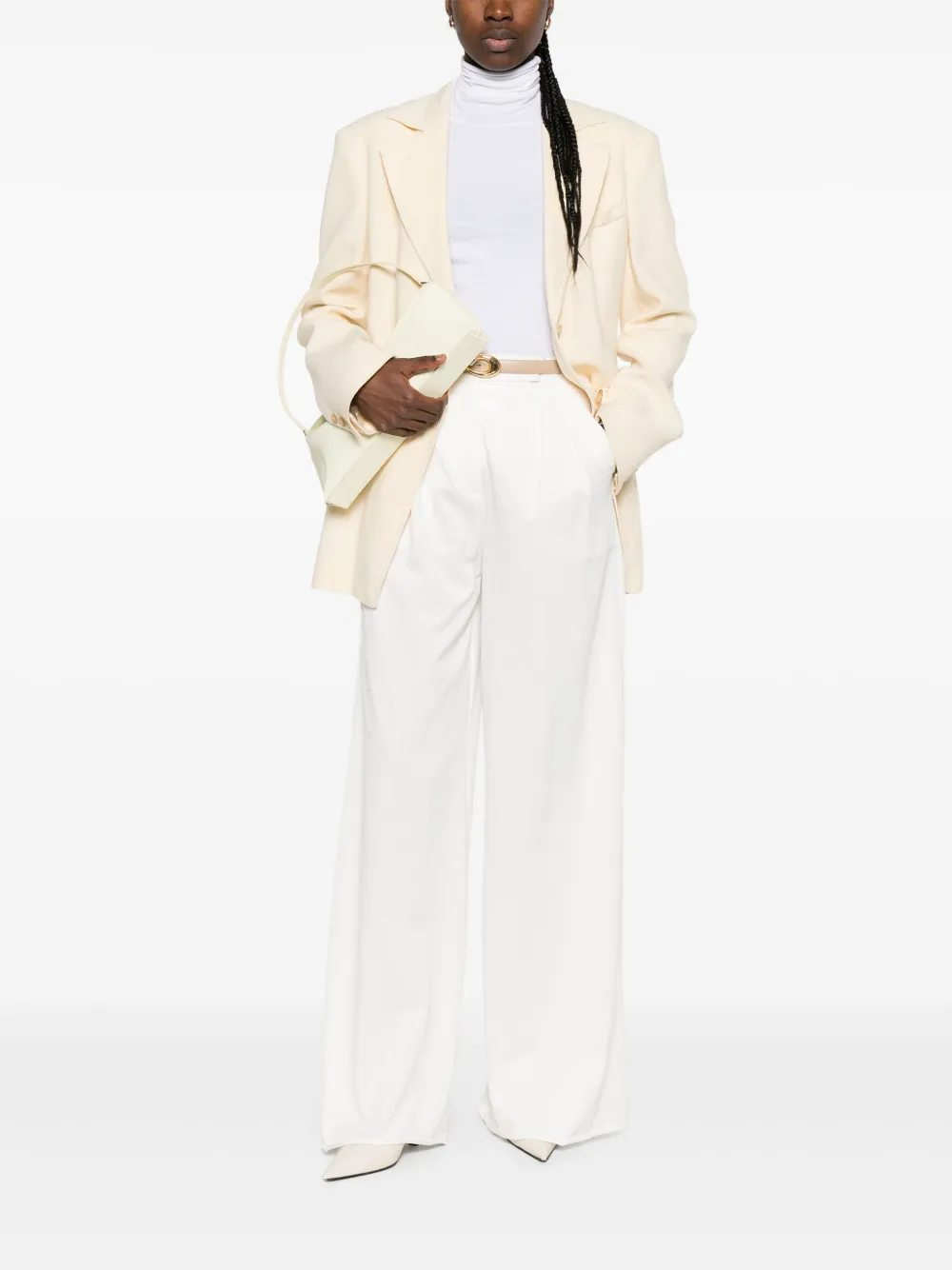 Dorothee Schumacher Top met col en lange mouwen Wit