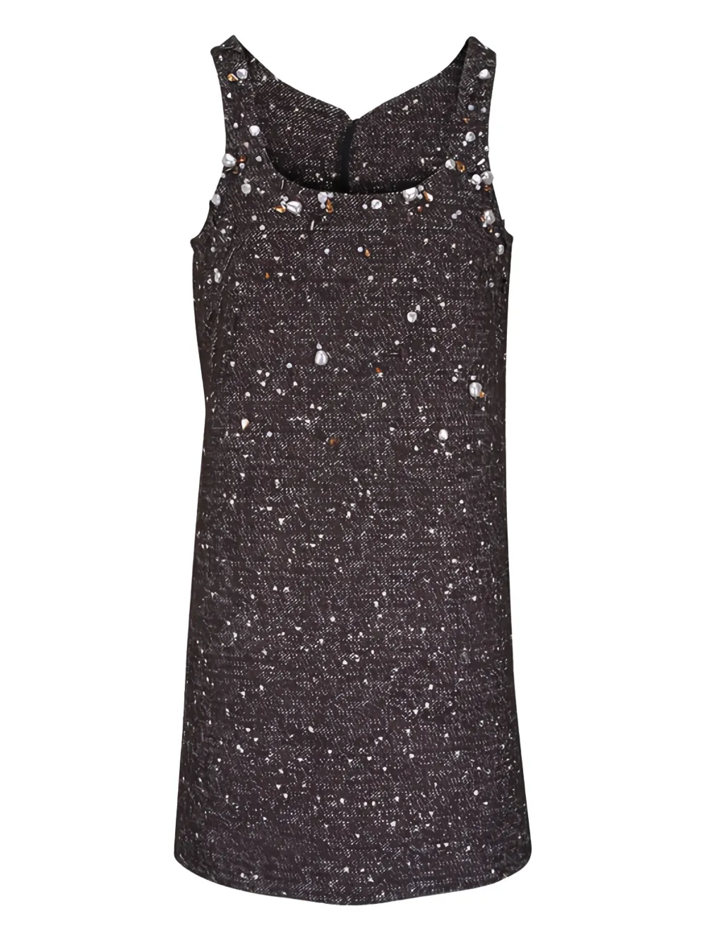 Dorothee Schumacher embellished mini dress - Marrone
