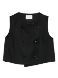 Dorothee Schumacher wool double-breasted top - Black