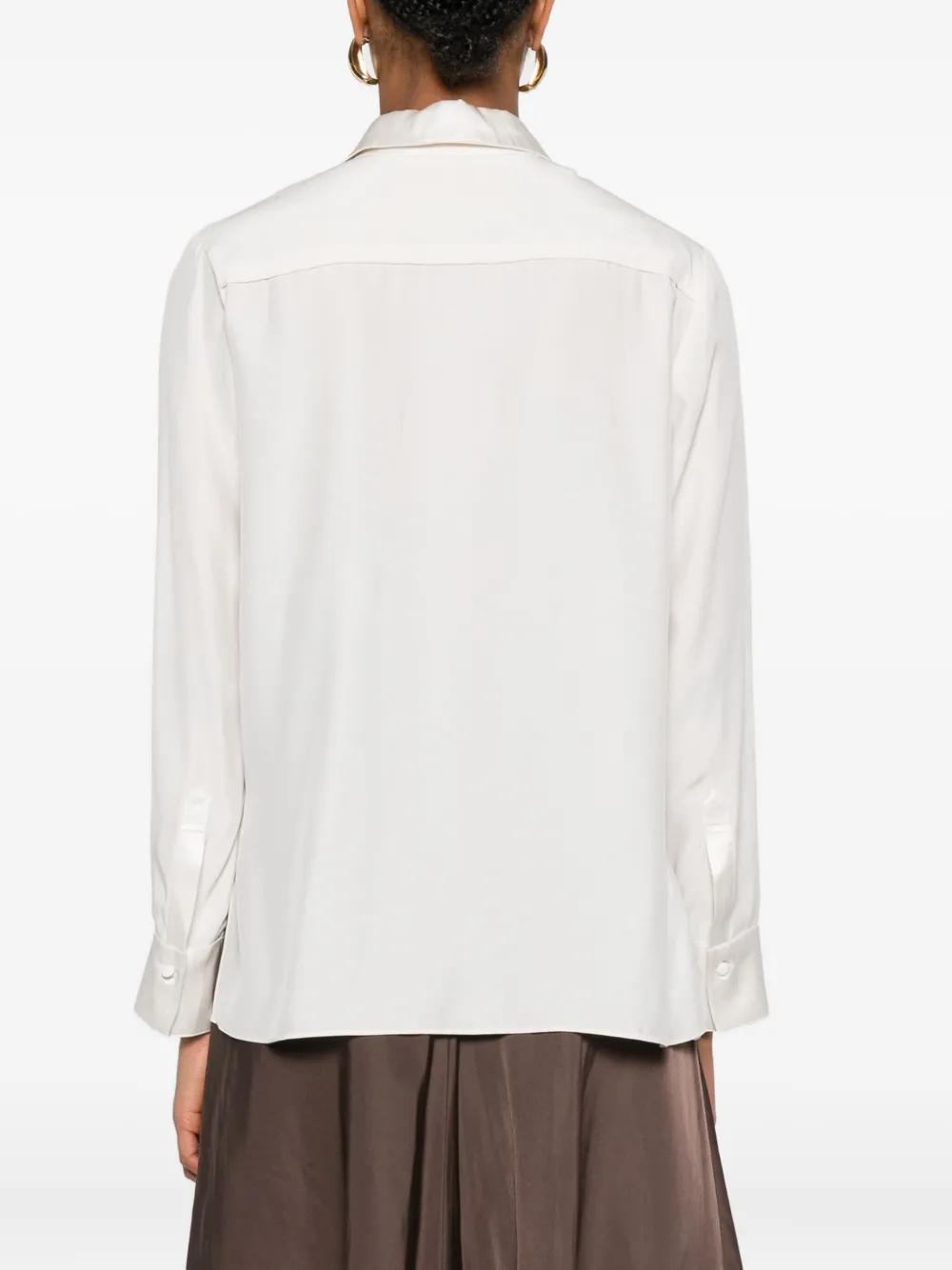 Dorothee Schumacher Zijde-satijnen blouse Wit