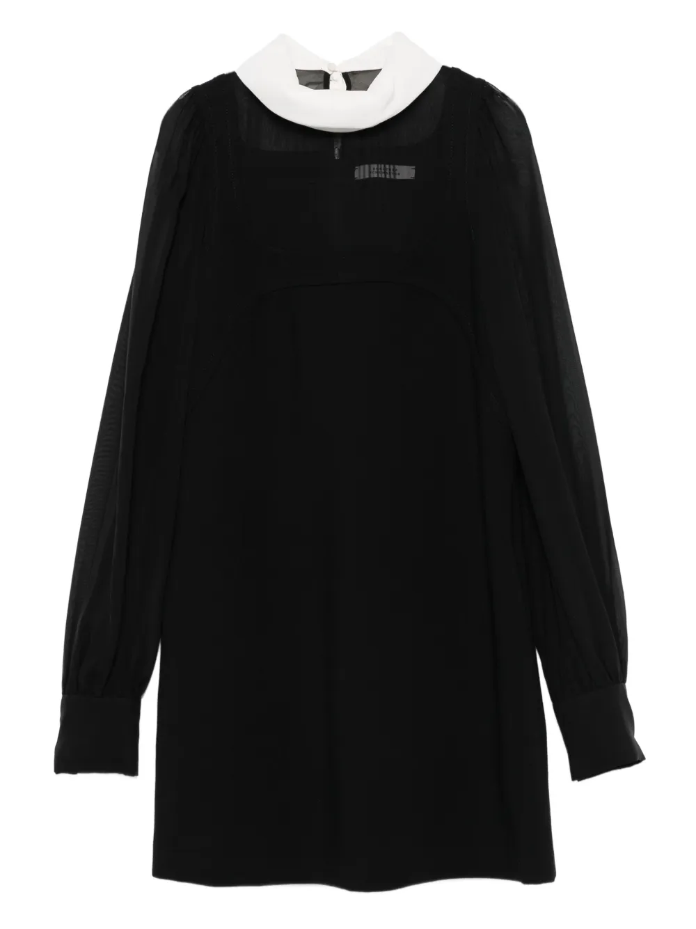 Dorothee Schumacher Mini-jurk met kraagdetail Zwart