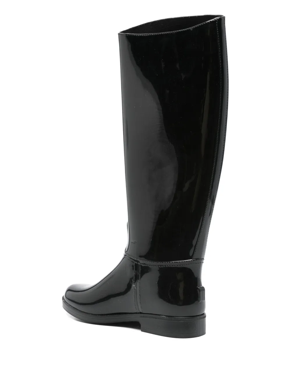 Dorothee Schumacher Gloss-finish Knee-high Boots In Black
