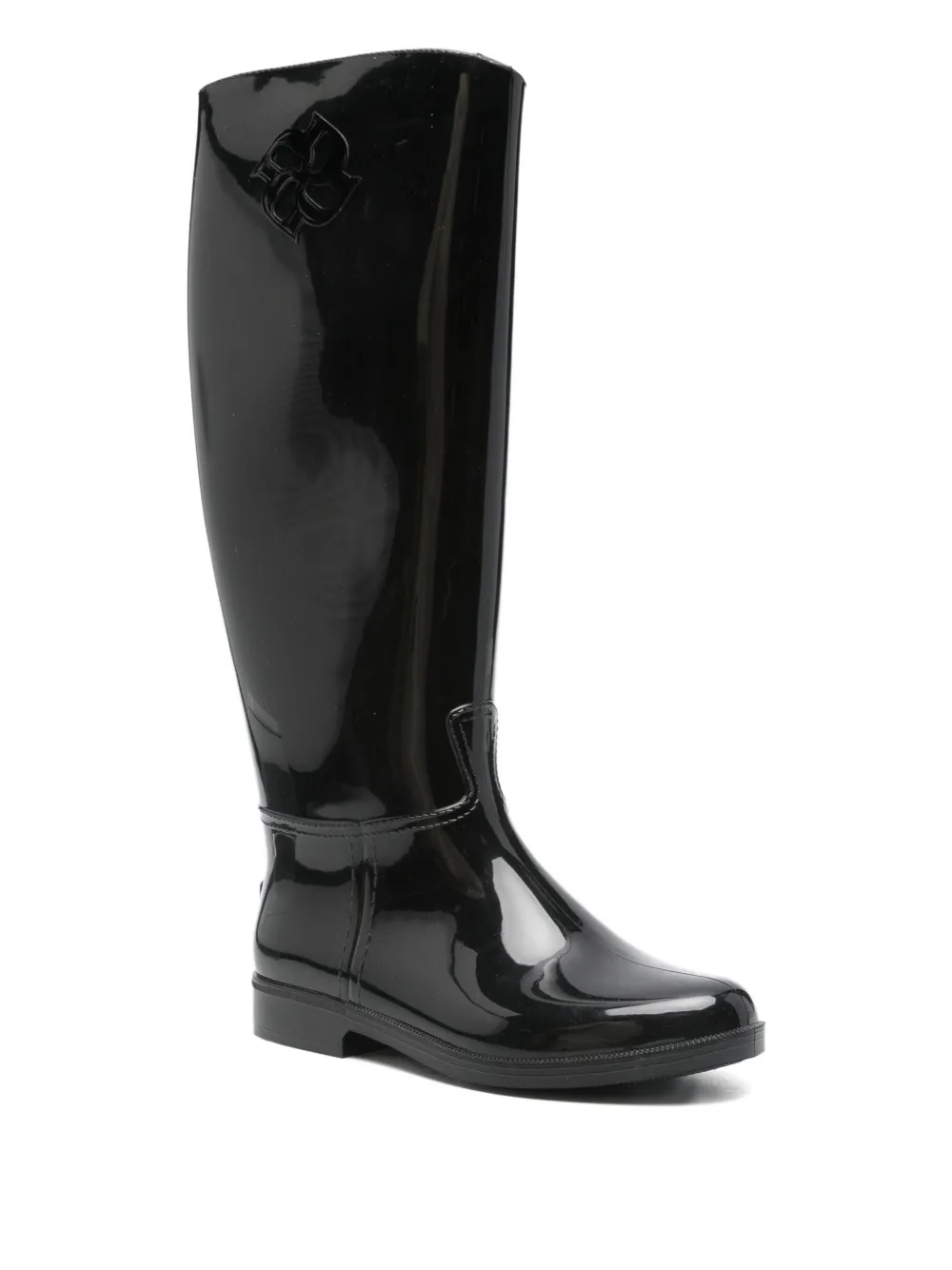 Dorothee Schumacher Gloss-finish Knee-high Boots In Black