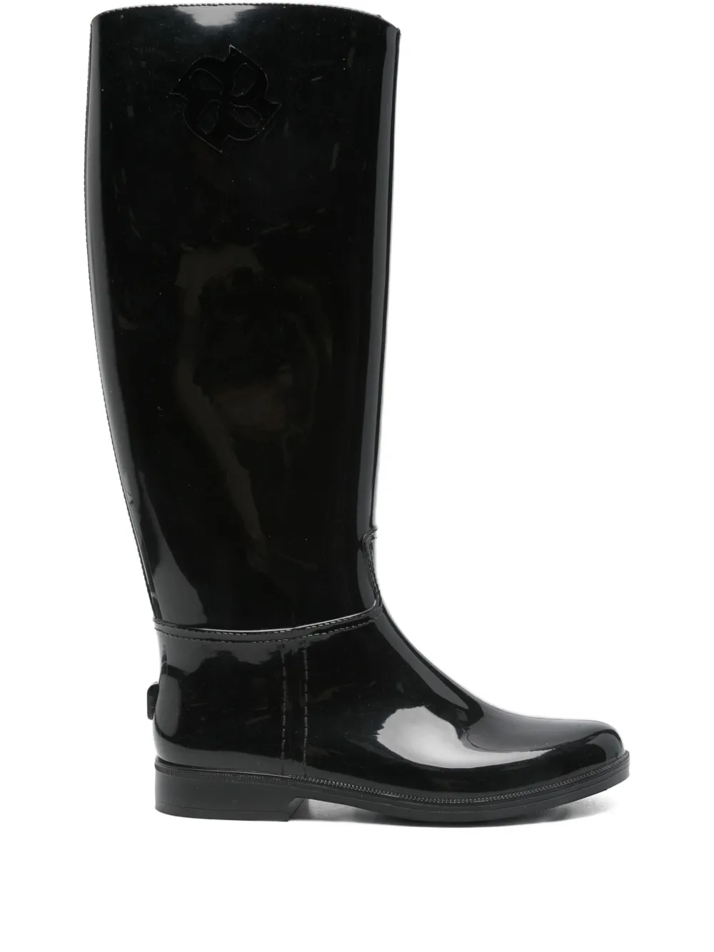 Dorothee Schumacher Gloss-finish Knee-high Boots In Black