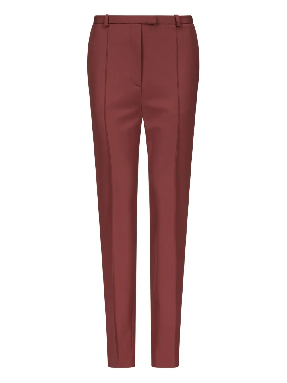 LouLou de Saison pleat-front straight trousers | Red | Image 1