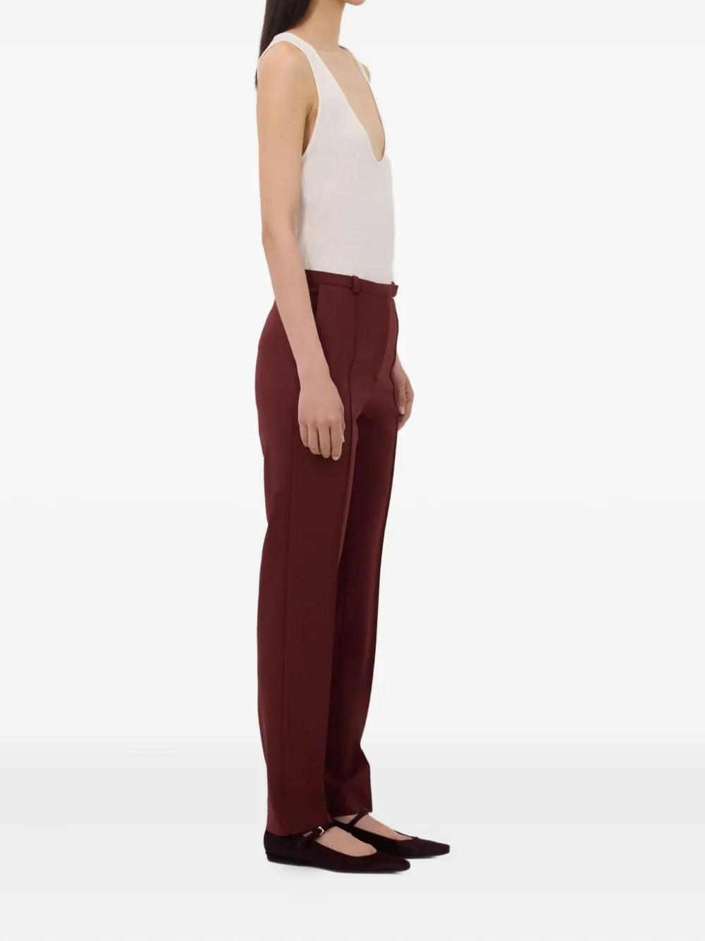 LouLou de Saison Straight broek Rood