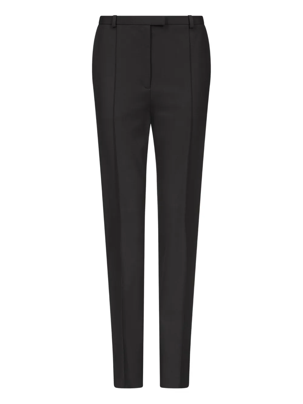 Loulou De Saison Pleat-detail Straight Trousers In Black