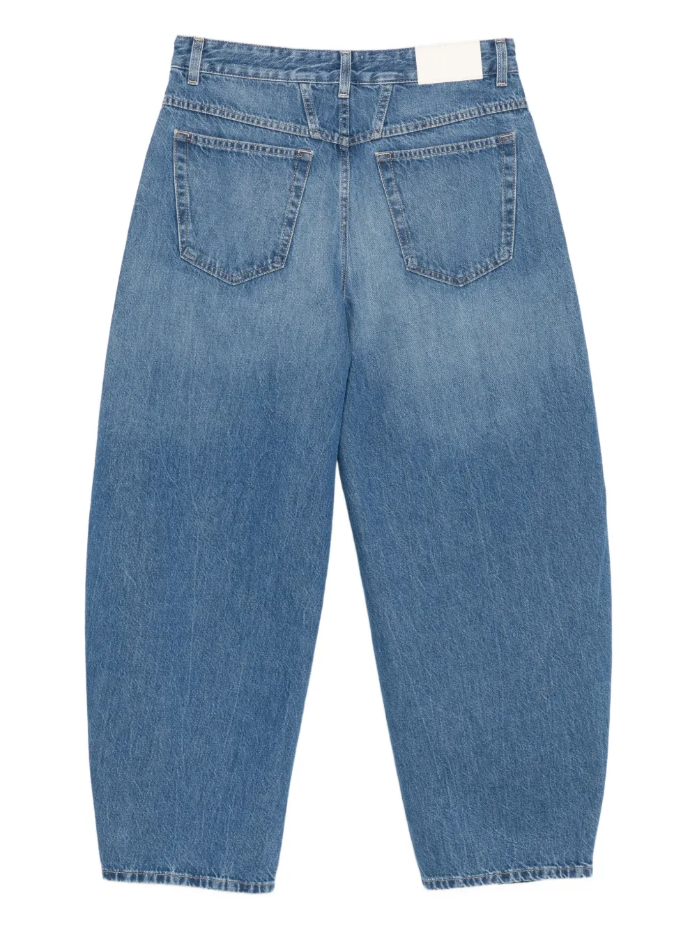 Closed tapered jeans Blauw