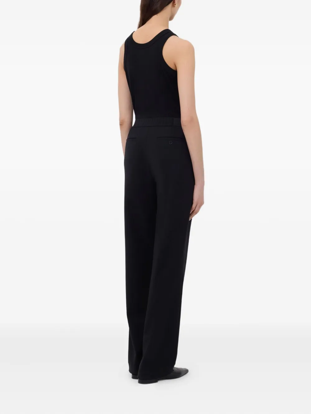 LouLou de Saison Broek met elastische taille Zwart