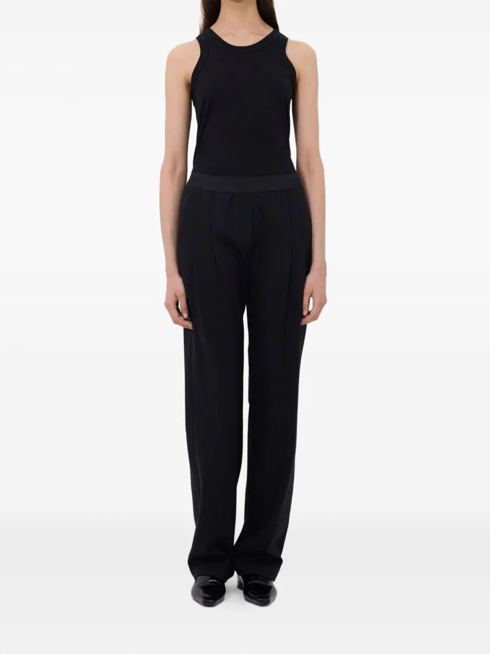 LouLou de Saison Broek met elastische taille - Zwart