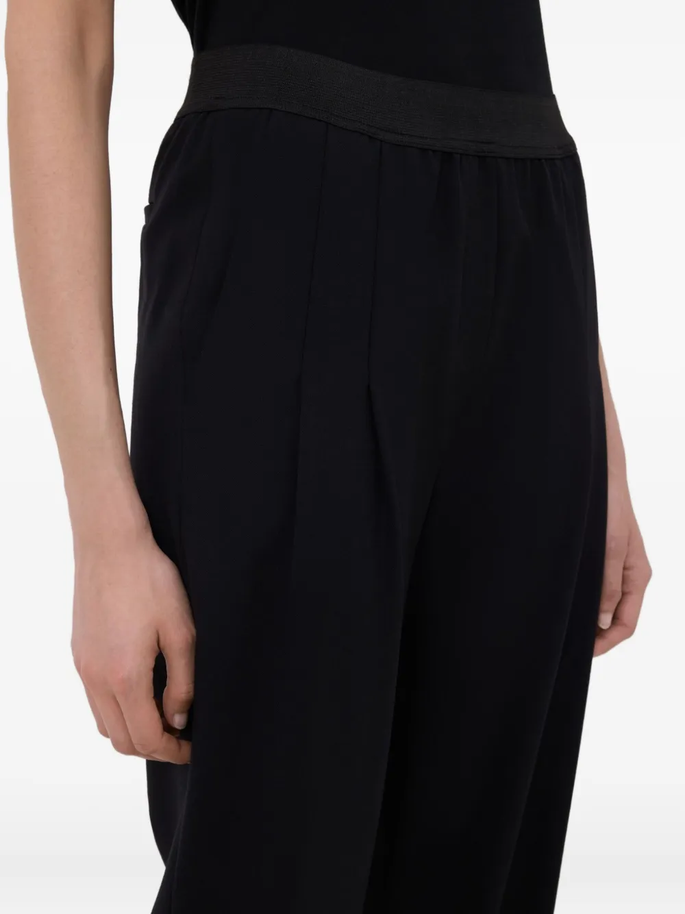 LouLou de Saison Broek met elastische taille Zwart