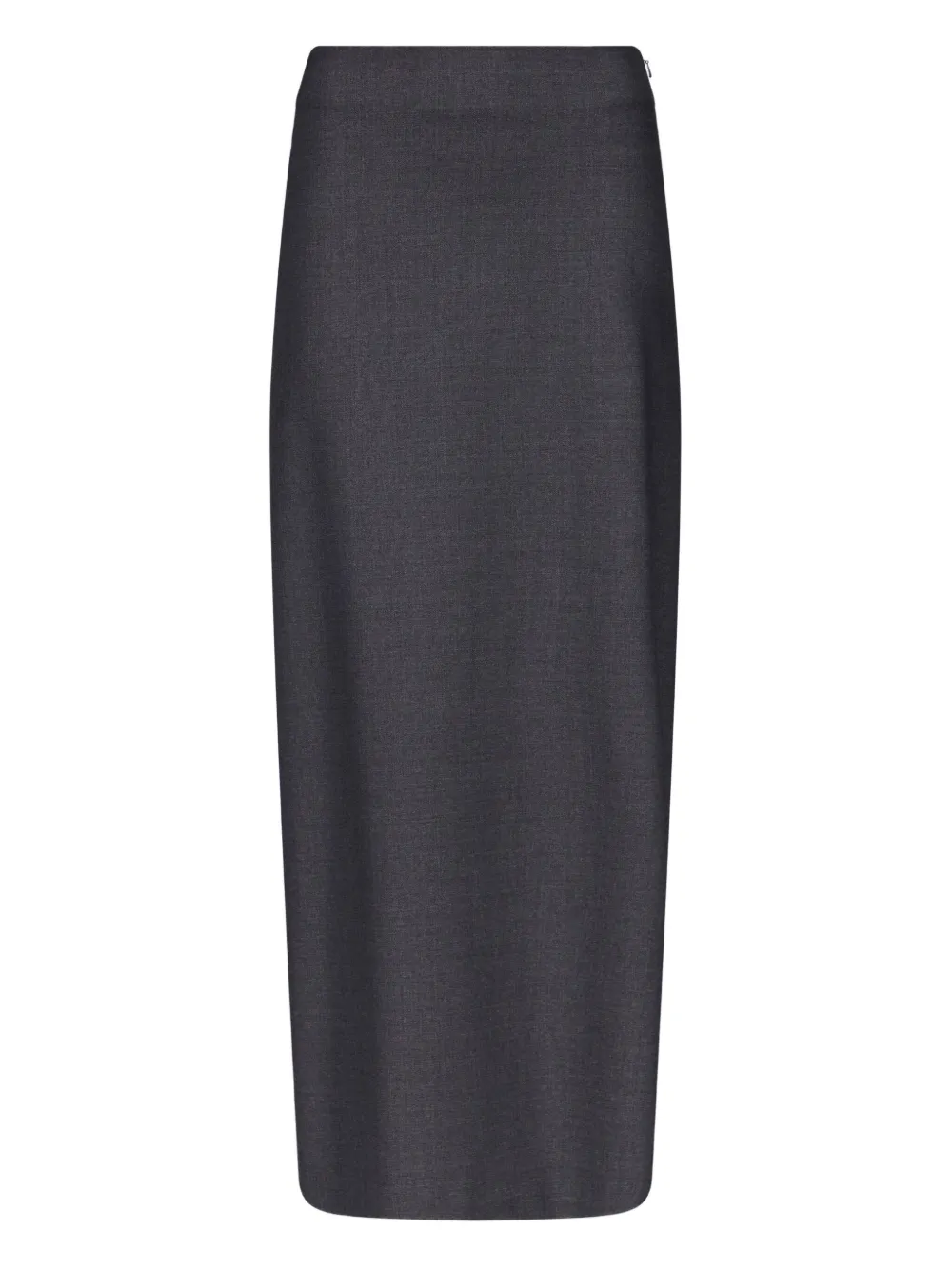 LouLou de Saison back-vent long pencil skirt | Grey | Image 1