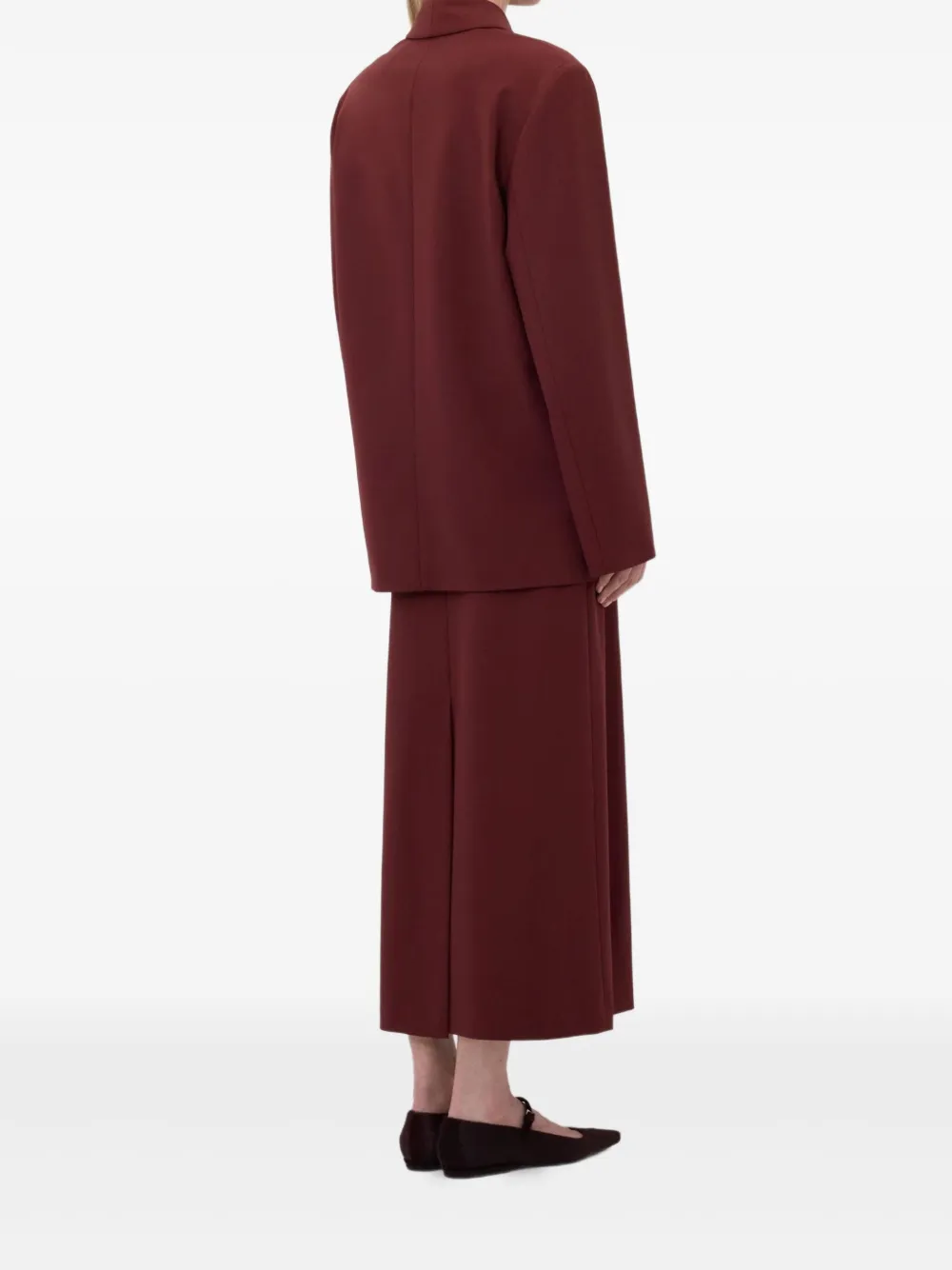 LouLou de Saison Blazer met dubbele rij knopen Rood