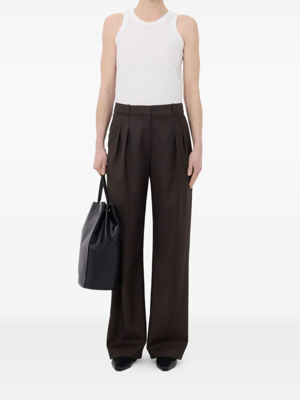 LouLou de Saison Straight plooibroek - Zwart