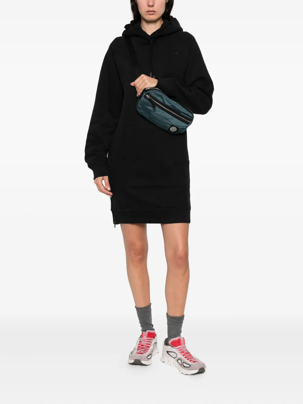 The North Face Jurk met capuchon Zwart