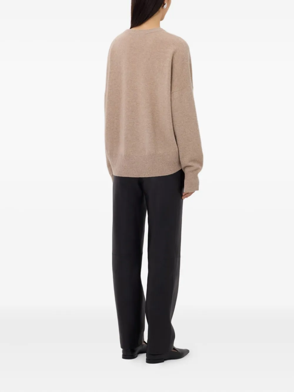 LouLou de Saison Anaa crew-neck cashmere sweater Beige