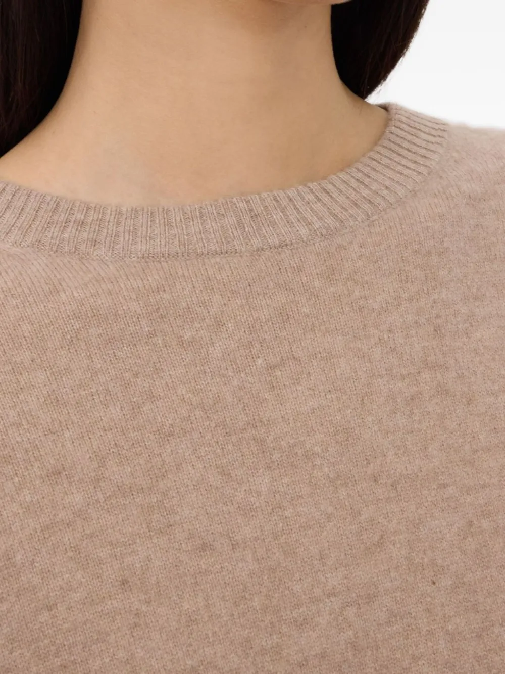 LouLou de Saison Anaa crew-neck cashmere sweater Beige