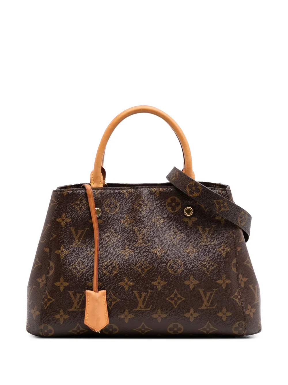 Louis Vuitton Pre-Owned 2017 Monogram Montaigne BB satchel - ブラウン Louis Vuitton Pre-Owned 2017 Monogram Montaigne BB satchel - ブラウン