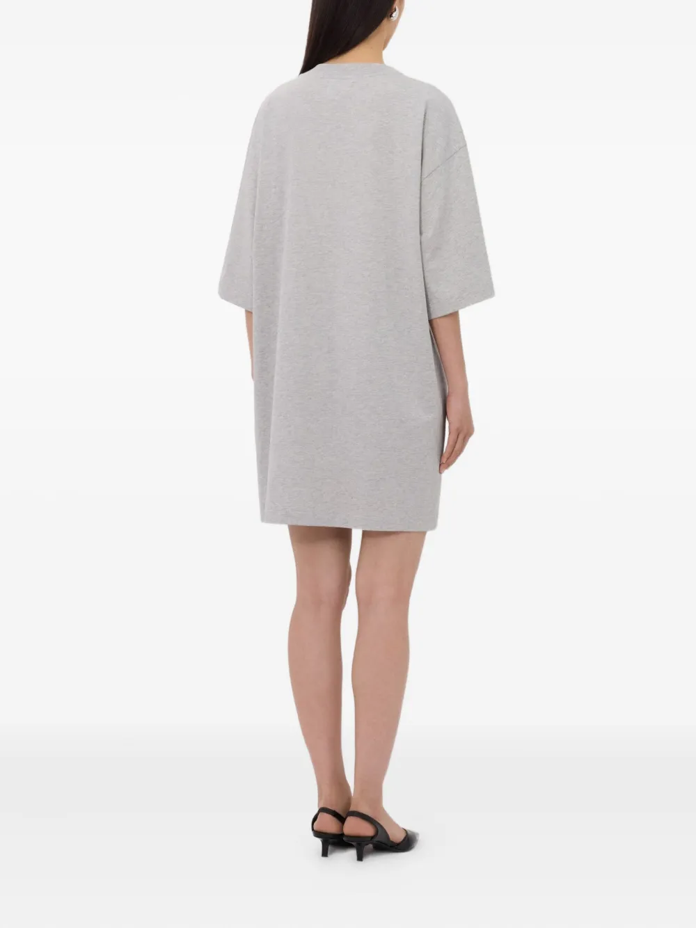 LouLou de Saison T-shirtjurk met ronde hals Grijs