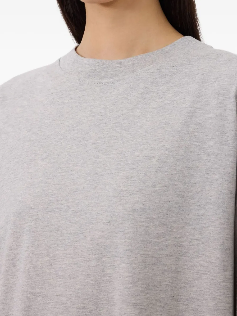 LouLou de Saison T-shirtjurk met ronde hals Grijs