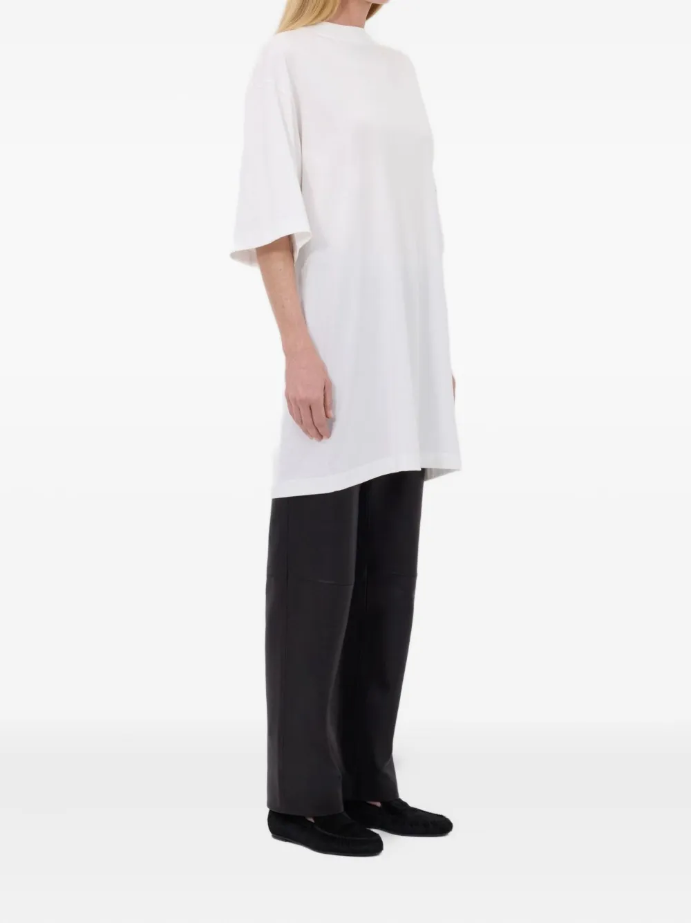 LouLou de Saison T-shirt met verlaagde schouders Wit