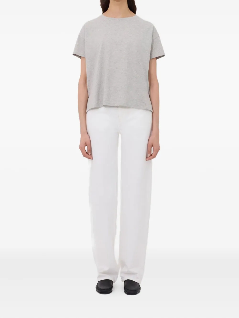 LouLou de Saison Basiluzzo T-shirt met korte mouwen Grijs
