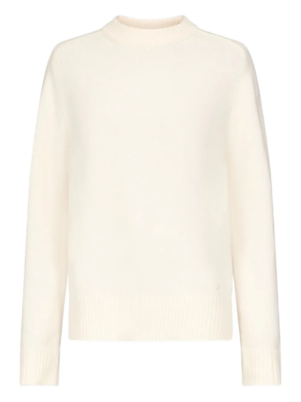 LouLou de Saison Baltra ribbed-hem cashmere sweater Wit