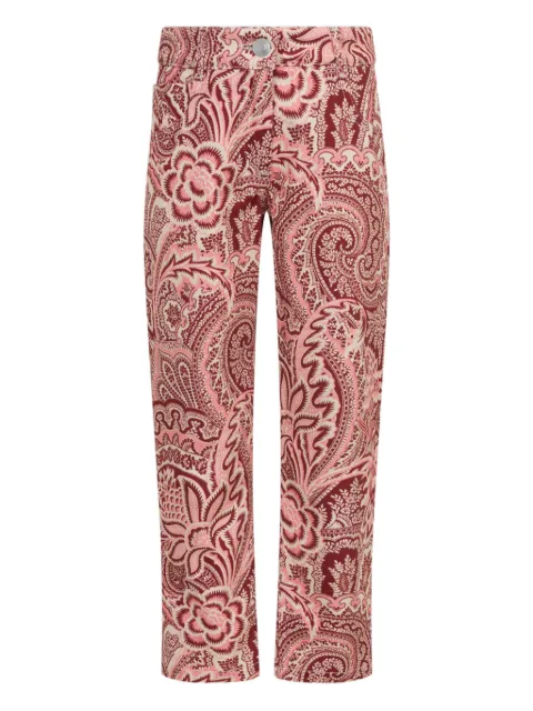 ETRO KIDS paisley-print jeans