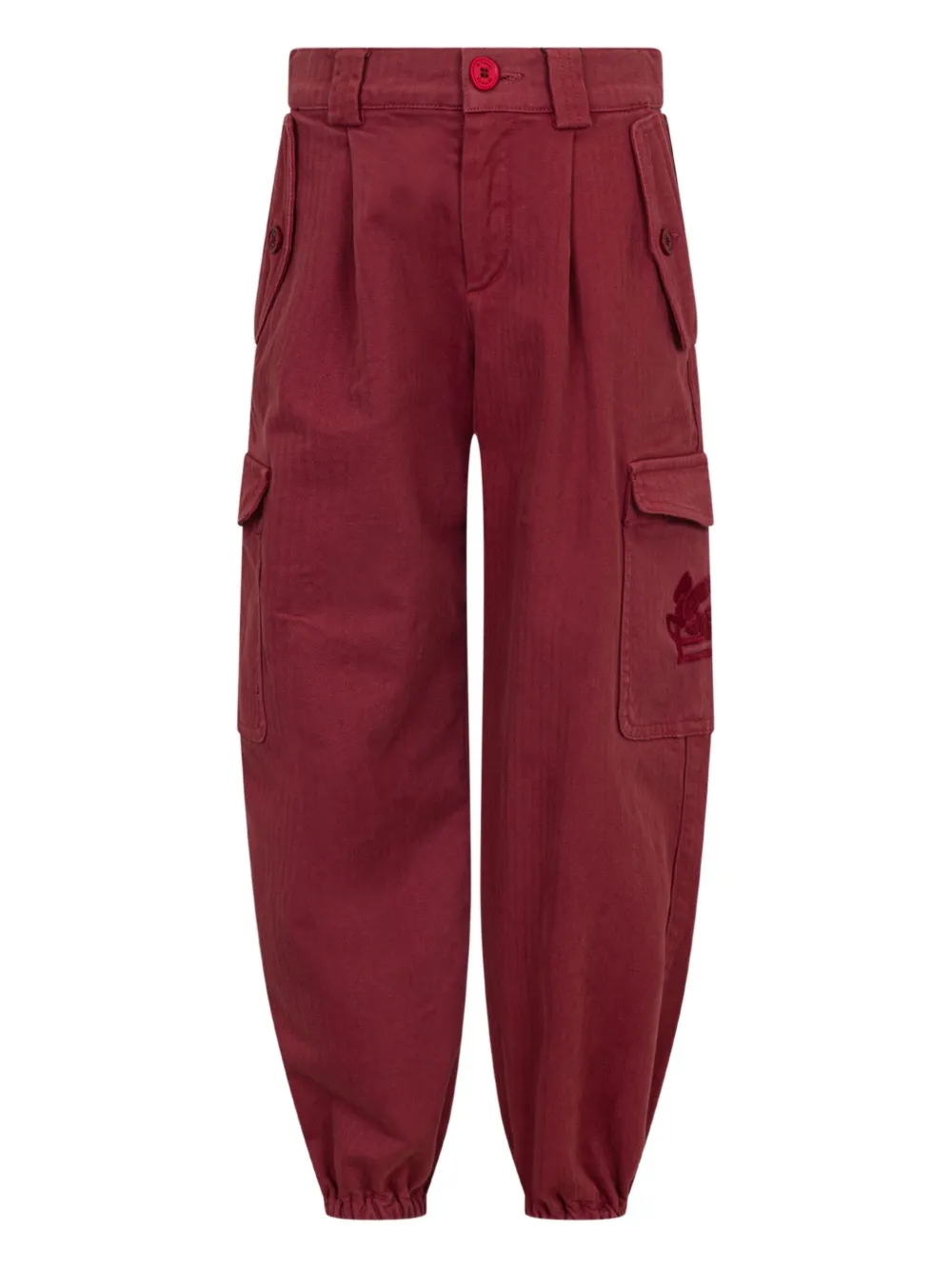 ETRO KIDS Cargo plooibroek Rood
