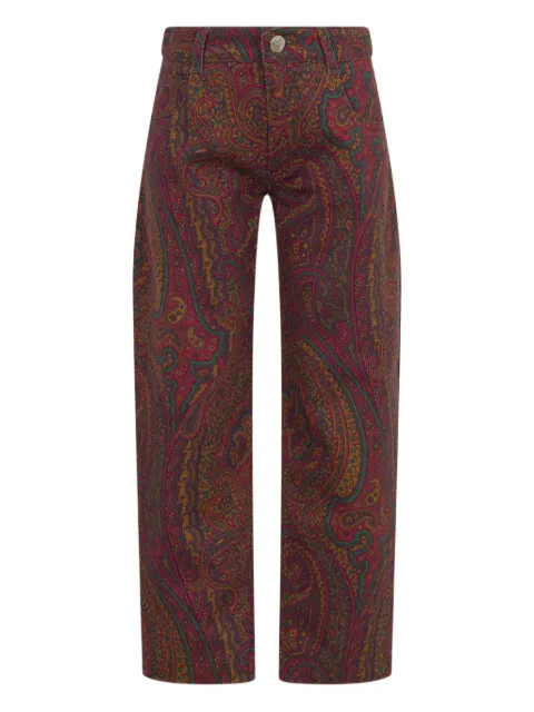 ETRO KIDS paisley-pattern jeans