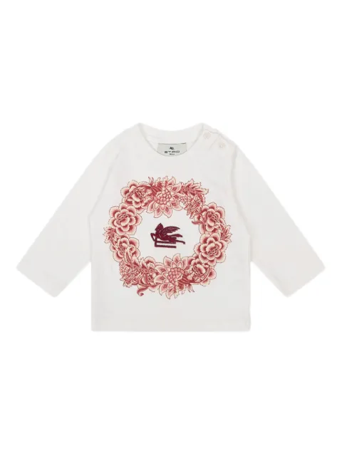 ETRO KIDS garland-print T-shirt