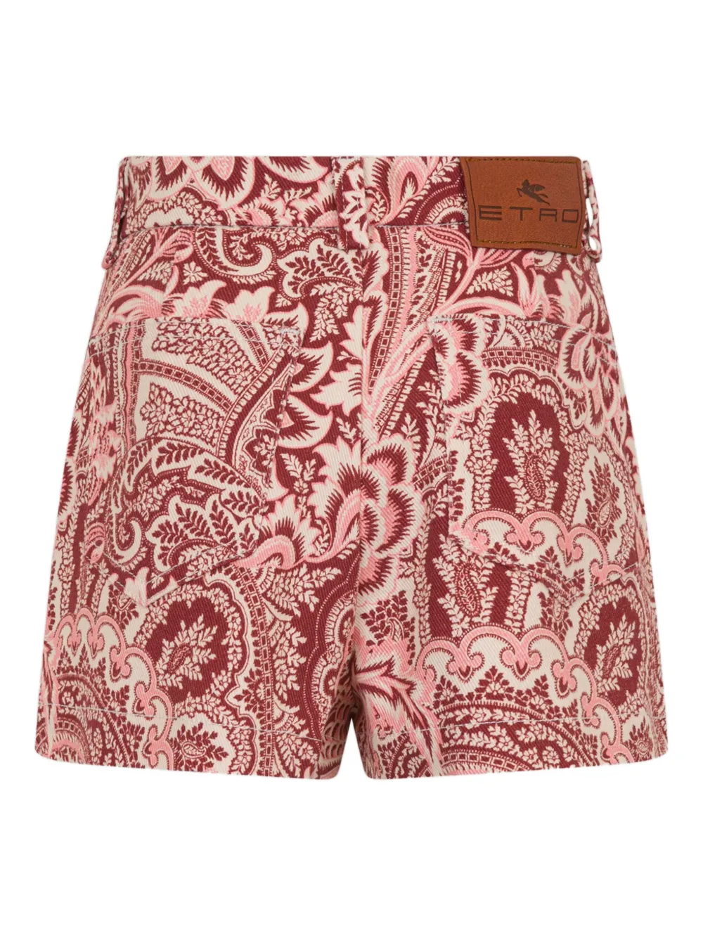 ETRO KIDS Shorts met paisley-print Roze