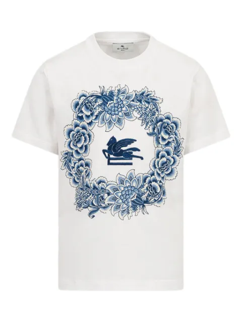 ETRO KIDS pegasus garland-print t-shirt