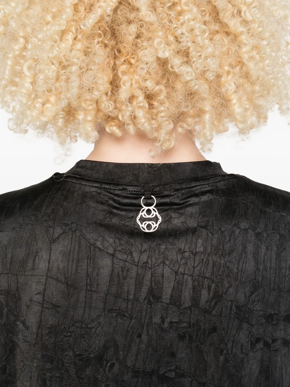 SIEDRES logo-detail T-shirt Zwart