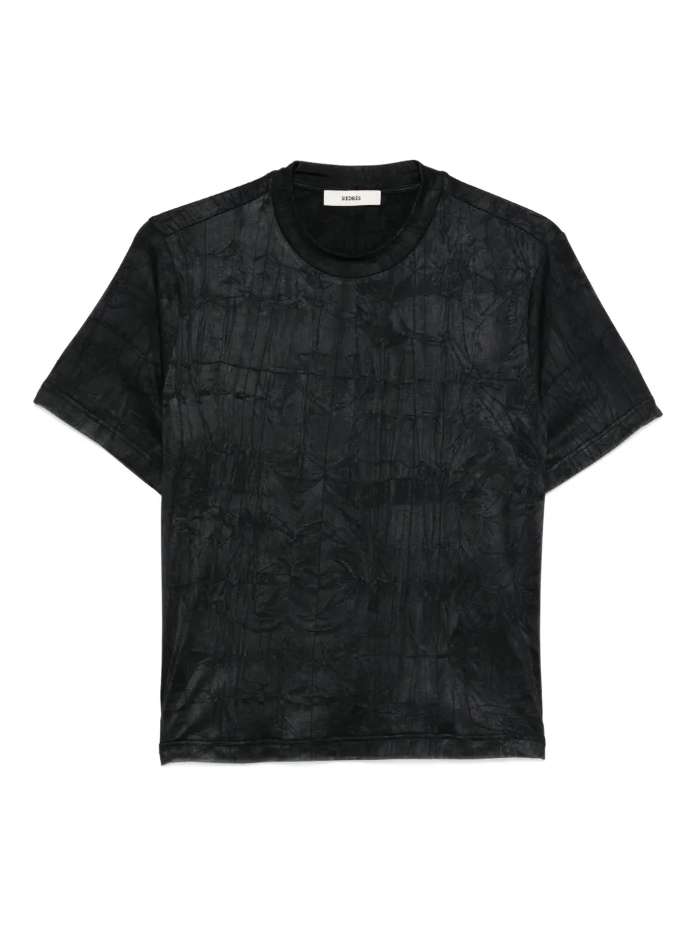 SIEDRES logo-detail T-shirt Zwart