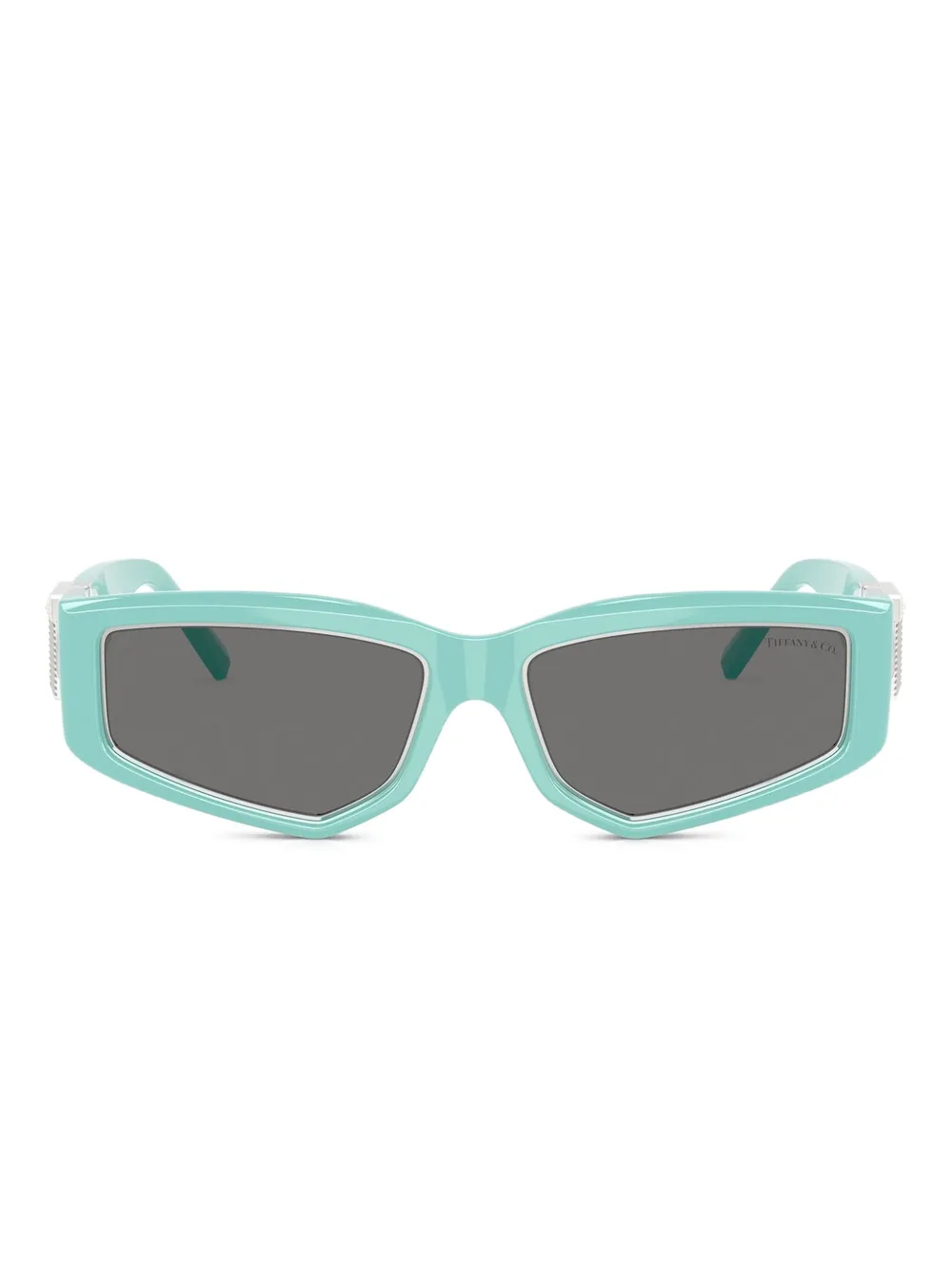 Tiffany & Co Eyewear geometric-frame sunglasses | Blue | Image 1