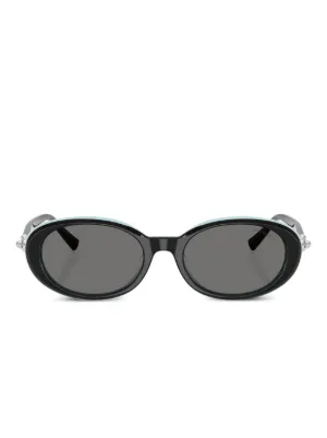 Tiffany & Co Eyewear オーバルフレーム サングラス | ブラック
