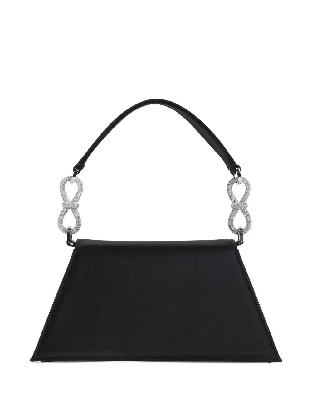 Mach&mach Embellished-bow Shoulder Bag In Black