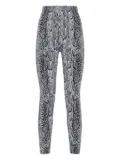 Wolford snakeskin-print leggings - Black
