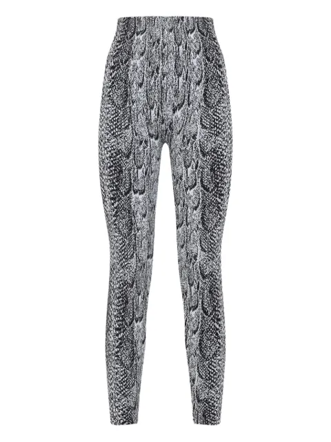Wolford leggins con estampado de piel de serpiente